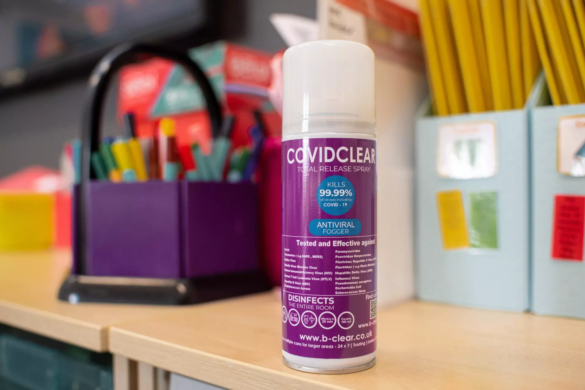 Covid Clear - room disinfectant - classroom
