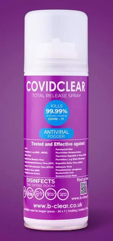 Covid Clear canister